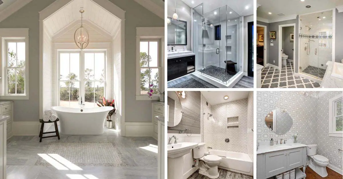 22 Beautiful Gray and White Toilet Concepts You may Wish to Strive